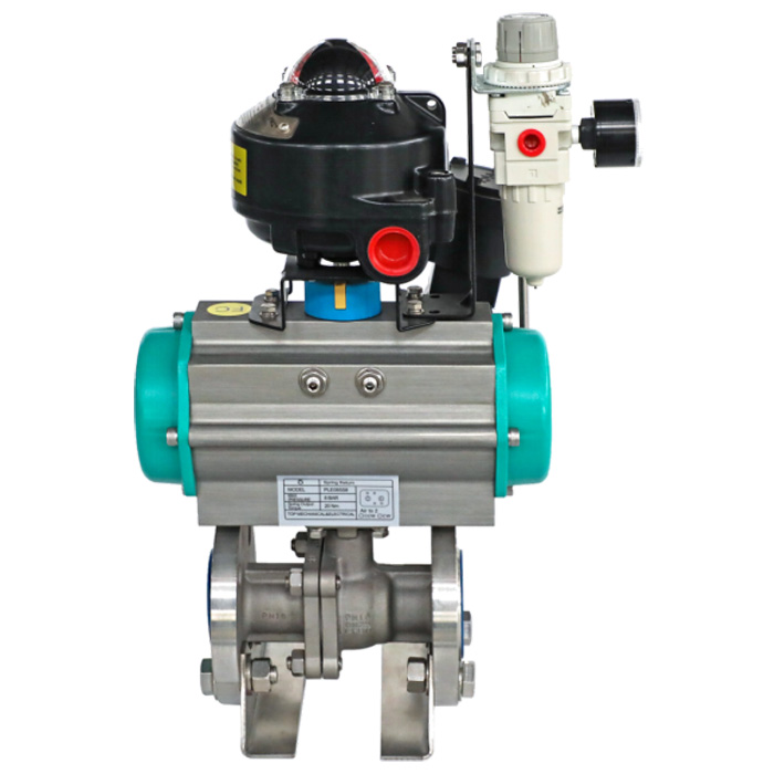 Pneumatic Flanged Ball Valve